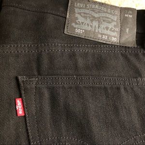 Levi’s 501 Classic Original Fit : Black Sz.33 NWOT
